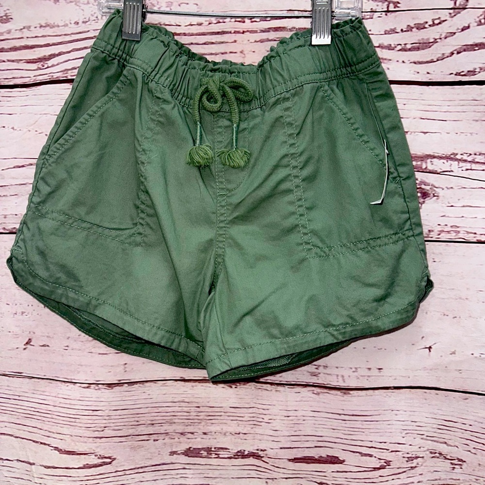 Gap Green Pull-On Paper Bag  Shorts Size Small